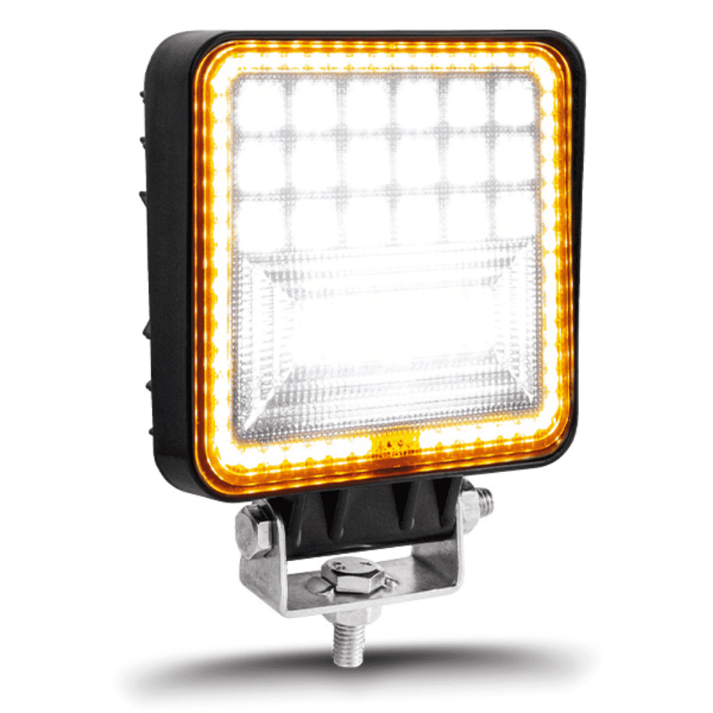FAROL AUXILIAR LED QUADRADO COM LUZ DIRECIONAL